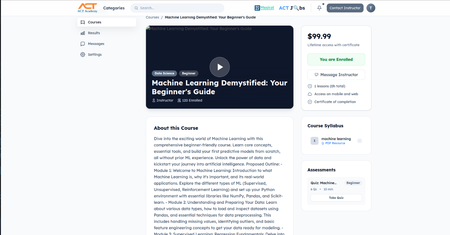 E-Commerce Frontend project screenshot